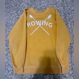 Comfort Colors yellow crewneck